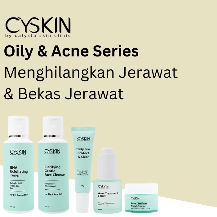 Paket Acne Cyskin Skin Care Jerawat Meradang Bpom