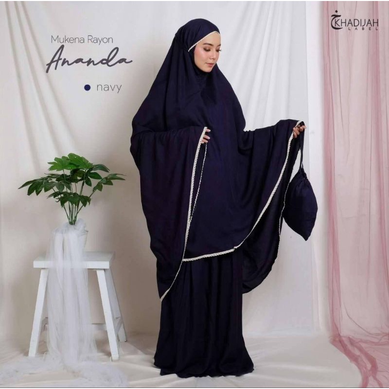 Mukena Ananda Khadijah Label