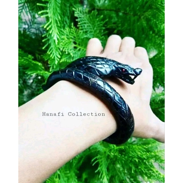 Akar Bahar Tali Aros Hitam Ukir kobra