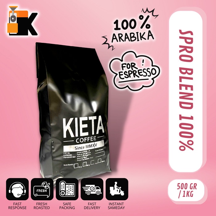 

BAYAR DITEMPAT Biji Kopi 1kg Espresso Blend Arabika 100% /KOPI EUBE/KOPI KAPAL API/KOPIBUBUK/KOPI