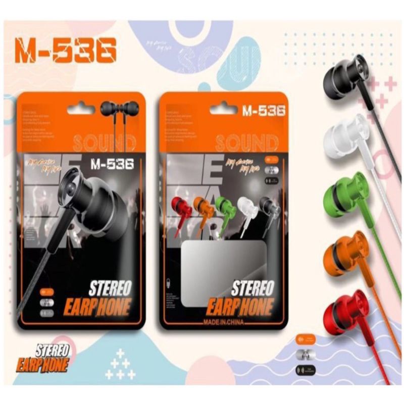 Earphone M-536