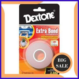 

Dextone Extra Bond Indoor & Outdoor Merah - Double Tape 12 mm sparepart 54PR23