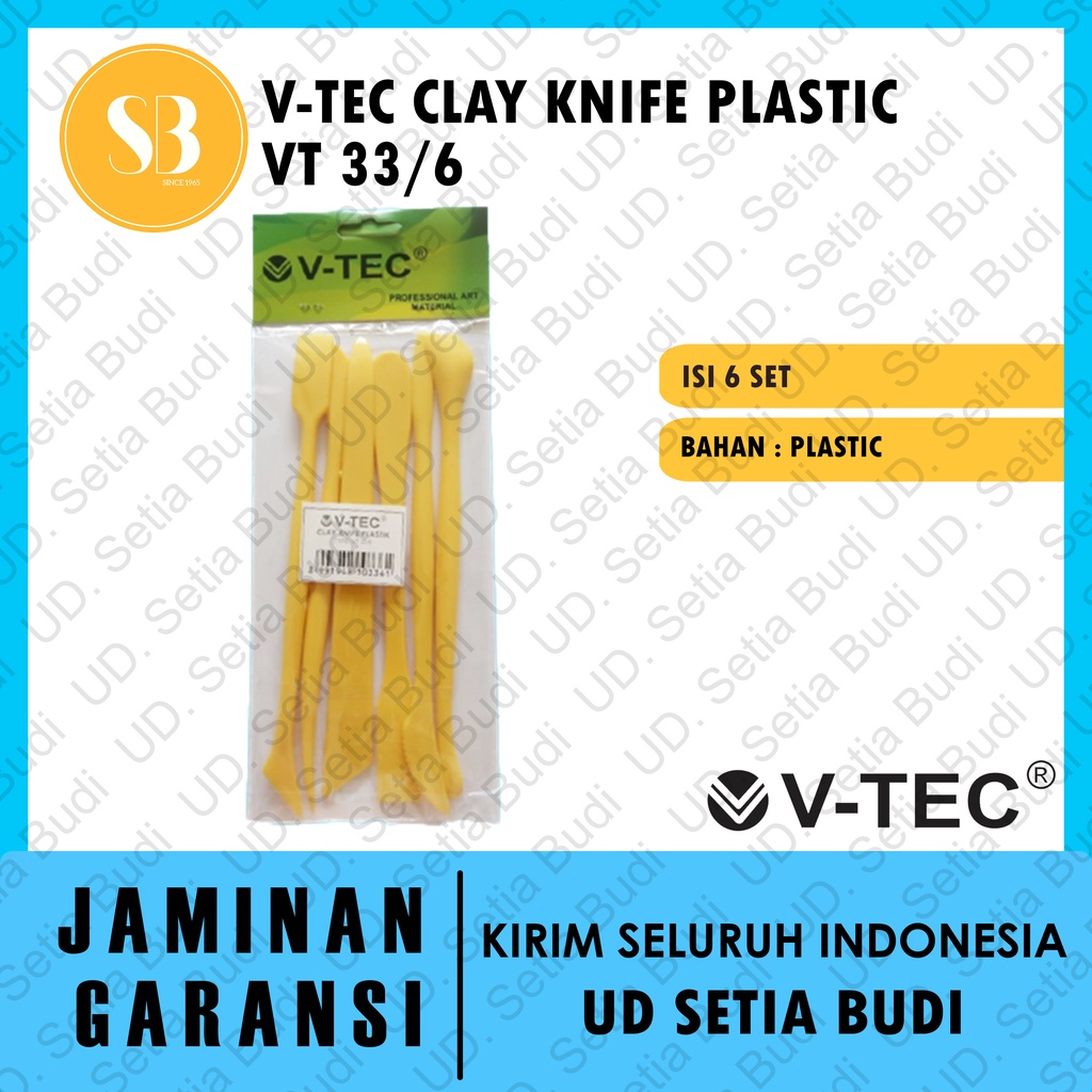 Alat Clay Knife Plastik V-TEC VT 33/6