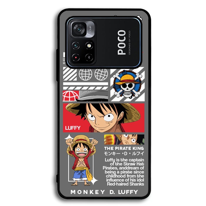Hardcase Casing Case Xiaomi Pocophone Poco M4 M23 F2 F3 F4 X3 C40 Pro Luffy One Piece AB1500