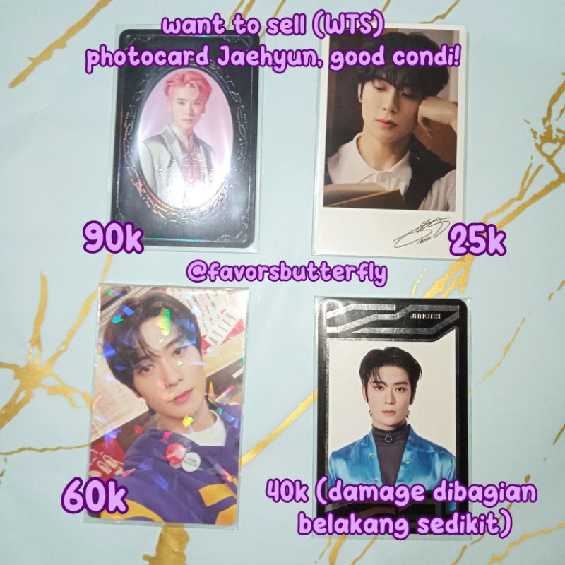 (OFFICIAL) WTS PHOTOCARD JAEHYUN NCT 127 YEARBOOK 2020 SG22 POLAROID NATREP UNIVERSE CARD