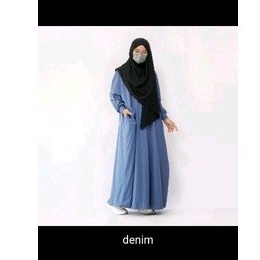 kavina reborn denim original neahijab abaya