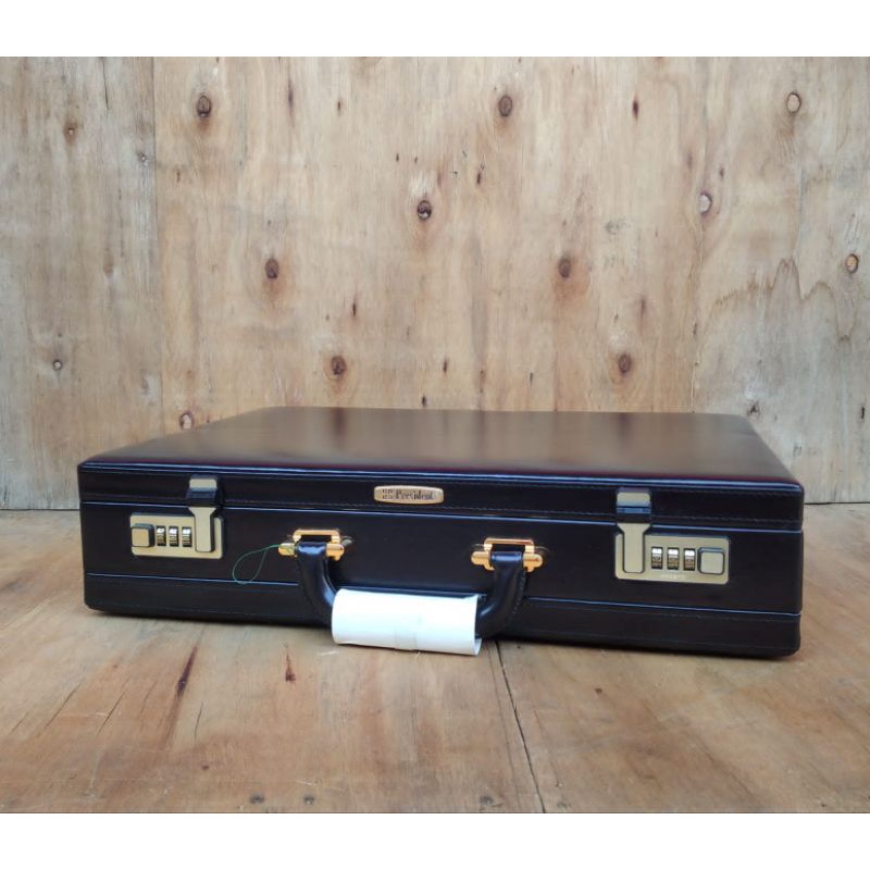 tas koper merk president vintage jadul lawas kuno retro antik unik