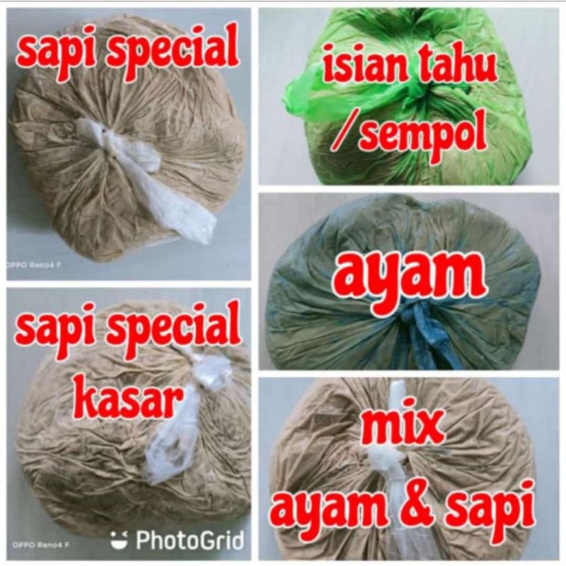 adonan pentol/ adonan bakso 1 kg