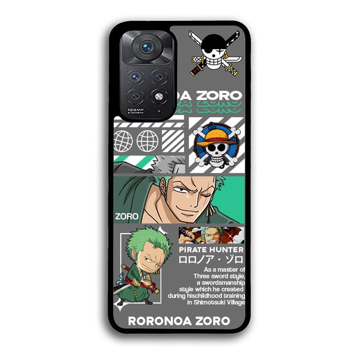 Hardcase Casing Case Xiaomi Redmi Note 11 10 10S 9 8 7 Pro Zoro One Piece AB1504