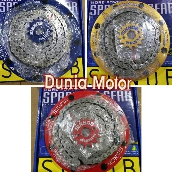 Gir Gear Set Vixion Byson Xabre Vixion Nva Nvl Gir Rantai Sinnob R 15