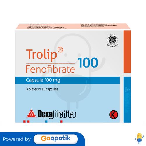 TROLIP 100 MG BOX 30 KAPSUL