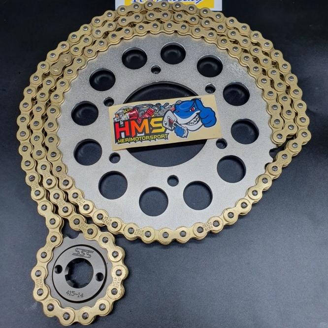 Gir Sss Ninja R / Rr Rantai Osaki 415 Thailand / Gear Set Sss Ninja