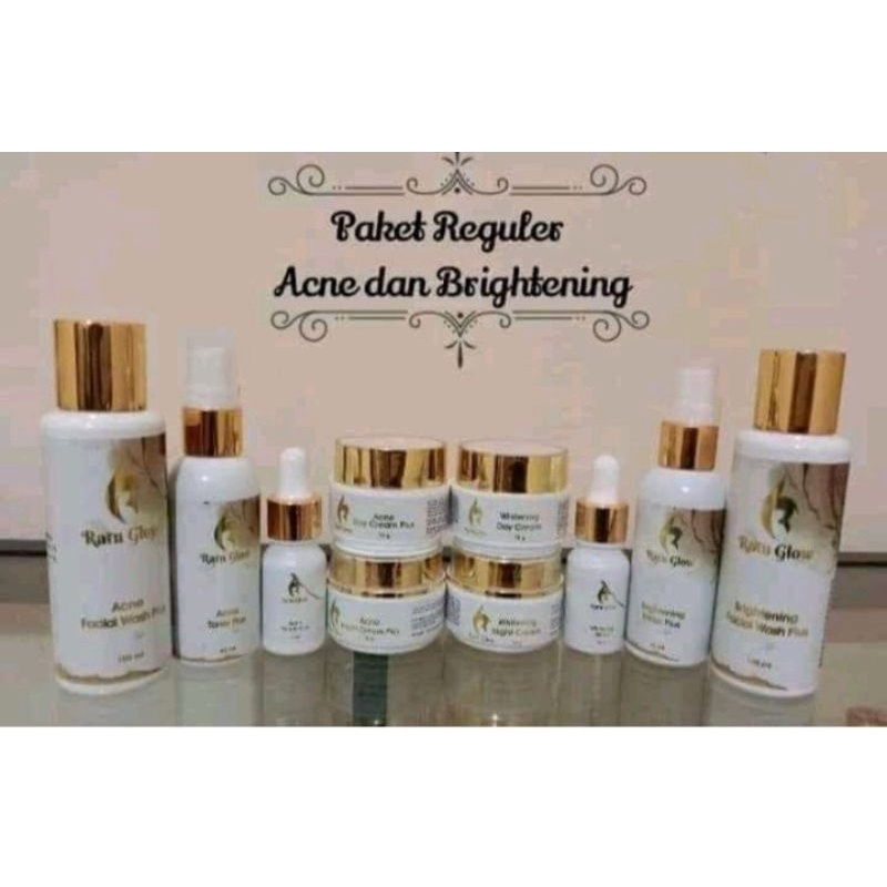 ( PROMO )ecer RATU GLOW REGULER ACNE DAN BRIGHTENING ORIGINAL
