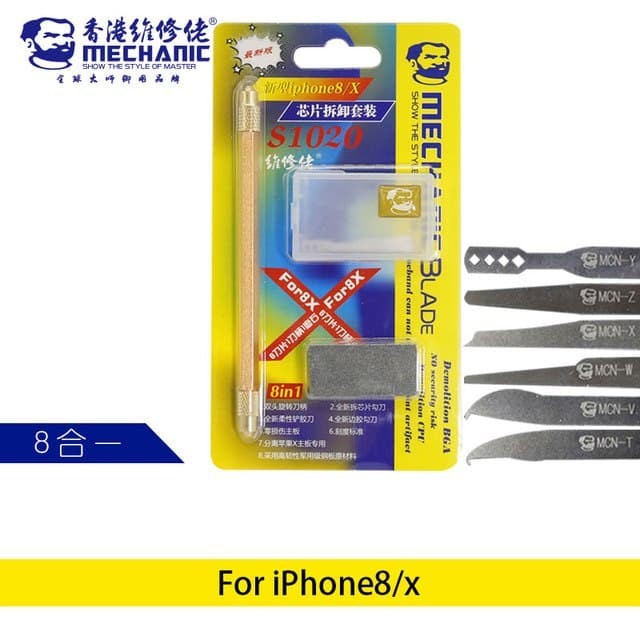 

MECHANIC S1020 PISAU IC FOR IPHONE 8 / IPHONE X - PISAU IC UNTUK IPHONE 8 & IPHONE X MECHANIC S1020 ORIGINAL