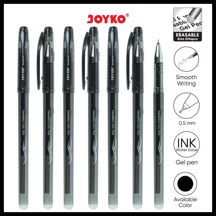 

Erasable Gel Pen Pulpen Bisa Dihapus Joyko Gp-322 Shokyo 4 Gel 0.5 Mm