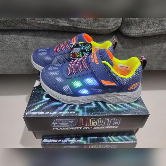 Sepatu anak laki-laki skechers (ada lampu)