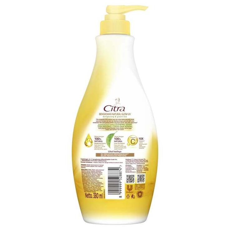 Update Citra Hand Body Lotion Glow Uv 380Ml