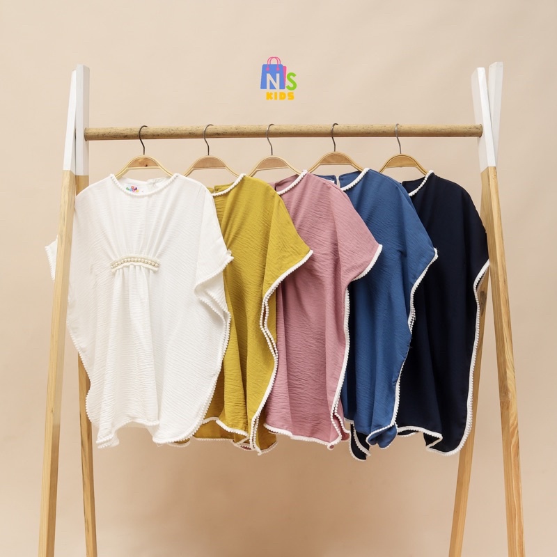 Kaftan Anak Perempuan Umur 8 9 Tahun Baju Muslim Dress Pesta Dres Idul Fitri Ank Kaftan Kids Famies 