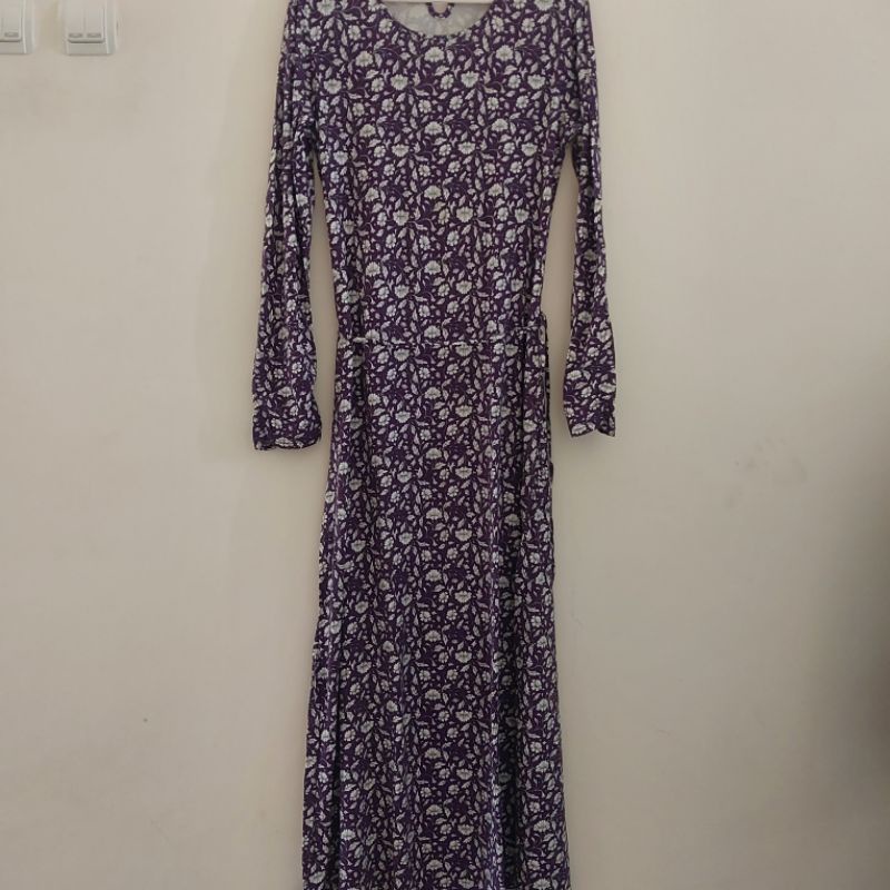 Preloved gamis eprise size M ungu