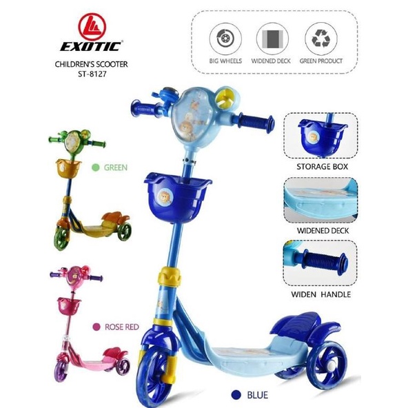 SCOOTER / OTOPED ANAK EXOTIC ST-8127
