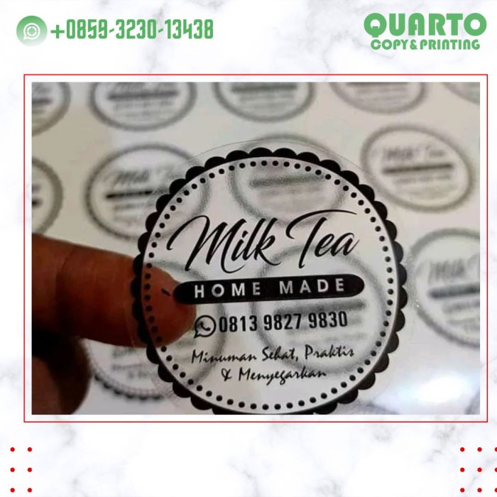 

PRINT STICKER BAHAN TRANSPARAN PLUS CUTTING A3+