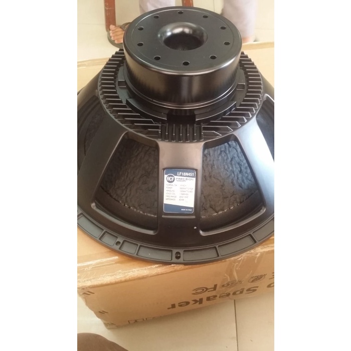 Speaker 18 Inch Model Rcf 18N451 Neo Magnet Subwofer 18 N 451