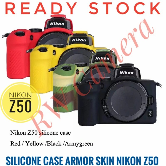 Terlaris Silicone Case Nikon Z50 Sarung Karet Silikon Bag Tas Protective Armor