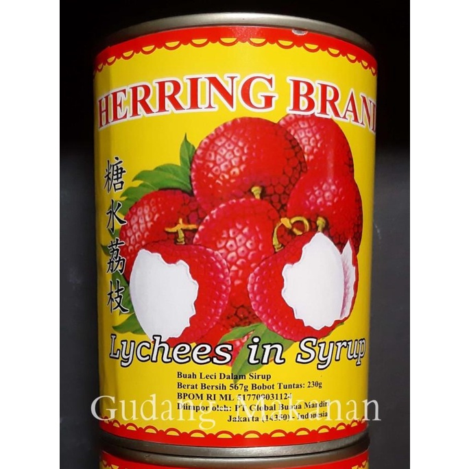 

Promo Leci Kaleng / Lychee In syrup Herring 567gr (Kartonan isi 12 kaleng)