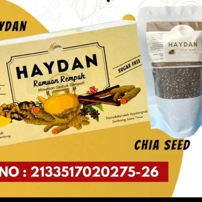 

Promo PAKET DIET HAYDAN RR + CHIA SEED