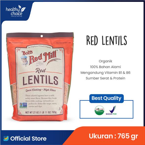 

Promo Bob's Red Mill Red Lentils Organik 765 gr