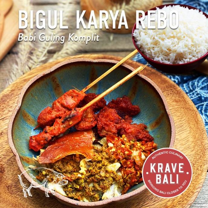 

Promo BIGUL KARYA REBO BABI GULING KHAS BALI ASLI (READY TO EAT)