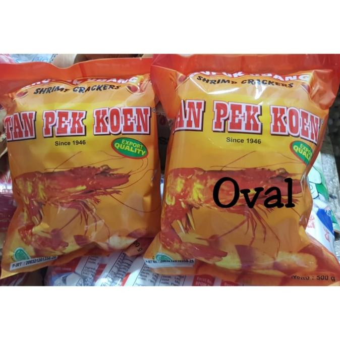 

Promo Kerupuk udang Tan Pek Koen Oval 500 gr