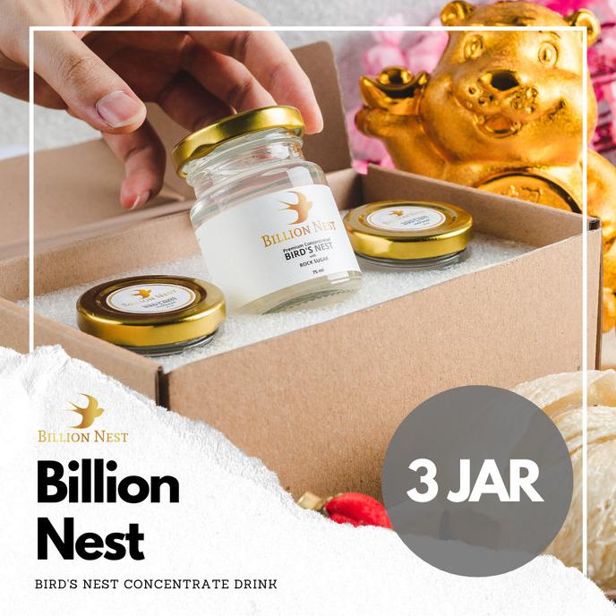 

Promo 3 Pcs Billion Nest Bird's Nest Concentrate Minuman Sarang Burung Walet