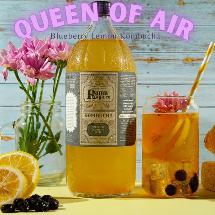 

Promo Blueberry Lemon Kombucha 1L Ramuraga Teh Fermentasi Probiotik