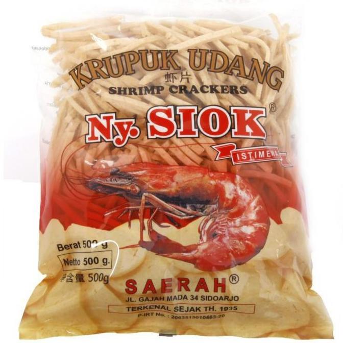 

Promo KERUPUK UDANG NY SIOK 500 GR / KERUPUK NY SIOK 500GR / KERUPUK MENTAH