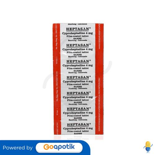 HEPTASAN 4 MG STRIP 10 TABLET