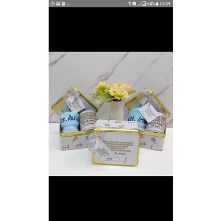 hampers guru/kado hadiah guru/souvenir perpisahan reuni sekolah/souvenir sekolah mug-handuk bordir