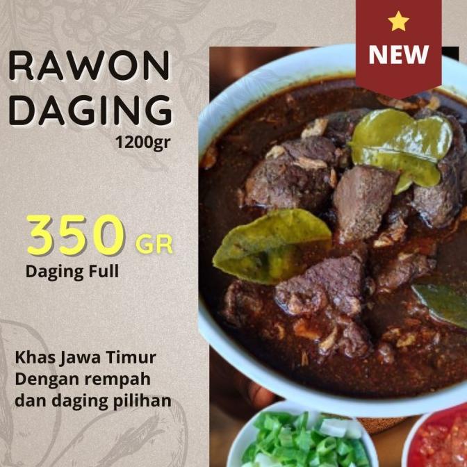 

Promo Rawon Daging Rawon Frozen Rawon Jawa Timur 1,2 kg Makanan Siap Saji