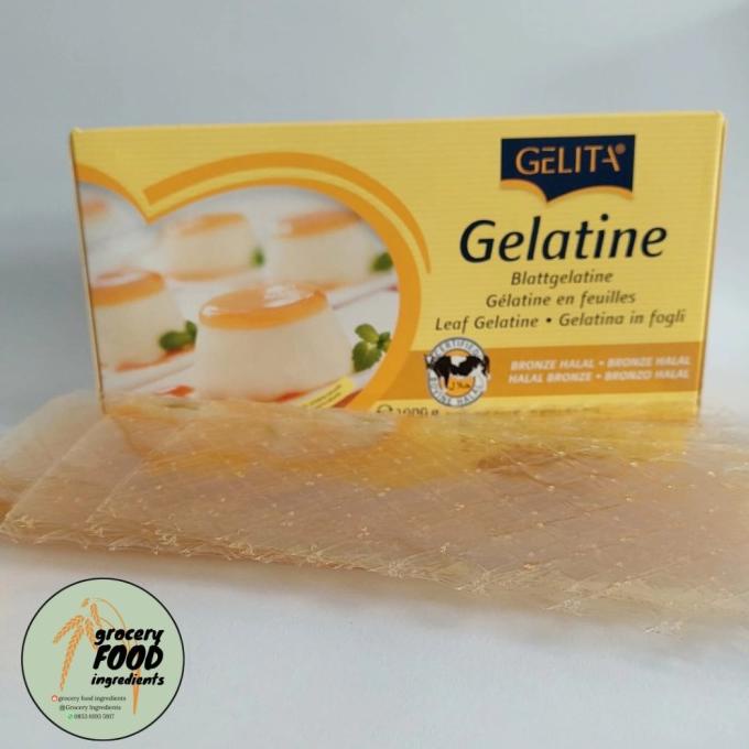 

Promo Gelatine sheet 50 lembar Halal / gelatine lembaran / gelatin