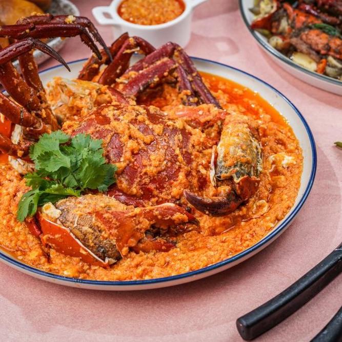 

Promo Messy Plates Singapore Chili Crab with Mantau JANTAN