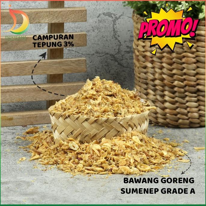 

Promo Bawang Goreng Sumenep GRADE A [ 1 KG ] ASLI MURAH