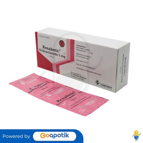 RENABETIC 5 MG BOX 100 TABLET