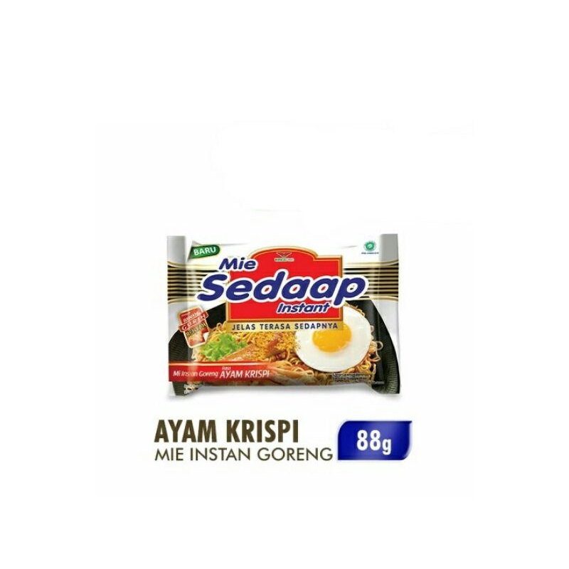 

Sedaap Mie Instant Goreng Ayam Krispi 88G