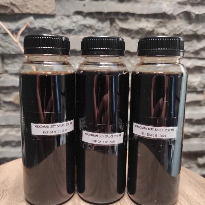 

^%^%^%^%] Kikkoman Soy Sauce - Kecap Asin Khas Jepang 250 ML Share Size HALAL
