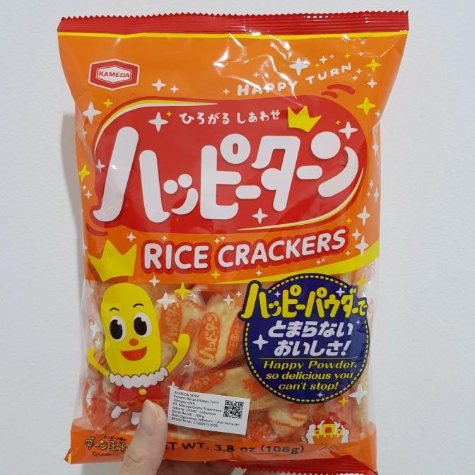 

best seller] Kameda Seika Happy Turn 108gr | Krekers Beras Jepang