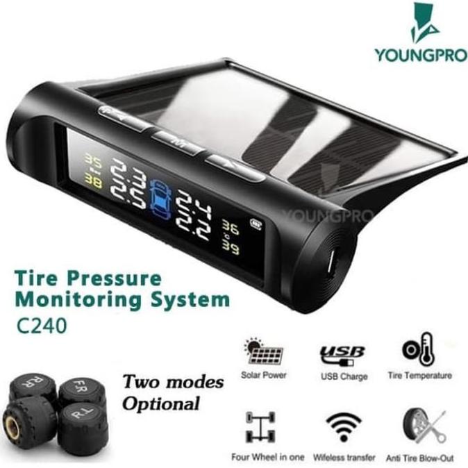 Youngpro - Solar Tpms Solar C240 Tyre Pressure Monitoring System