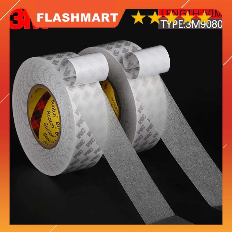 FLASHMART Lakban Double Side Strong Sticky Glue Tape 50 meter - ZNK9080