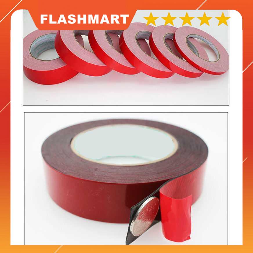 FLASHMART Lakban Selotip Double Tape 3 Meter 1 PCS - SC-3M