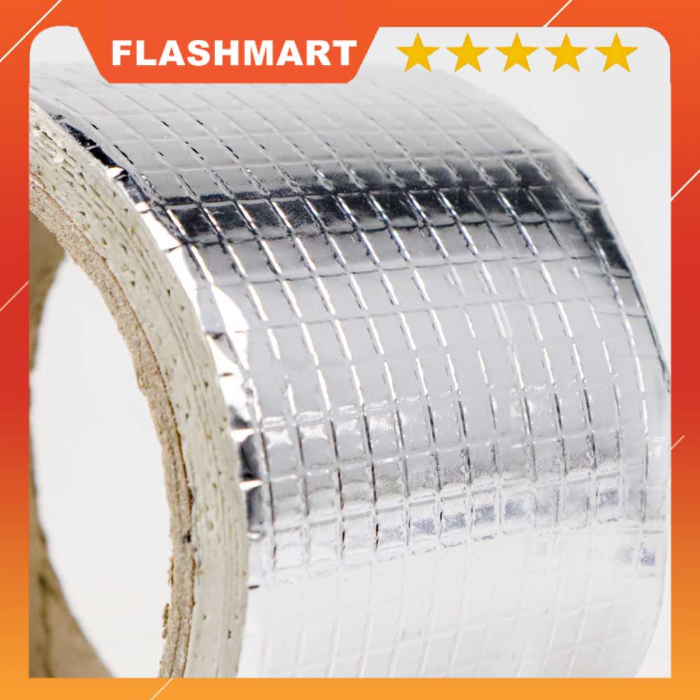 FLASHMART Lakban Aluminium Foil Waterproof Adhesive 5 cm x 5 m - LS549