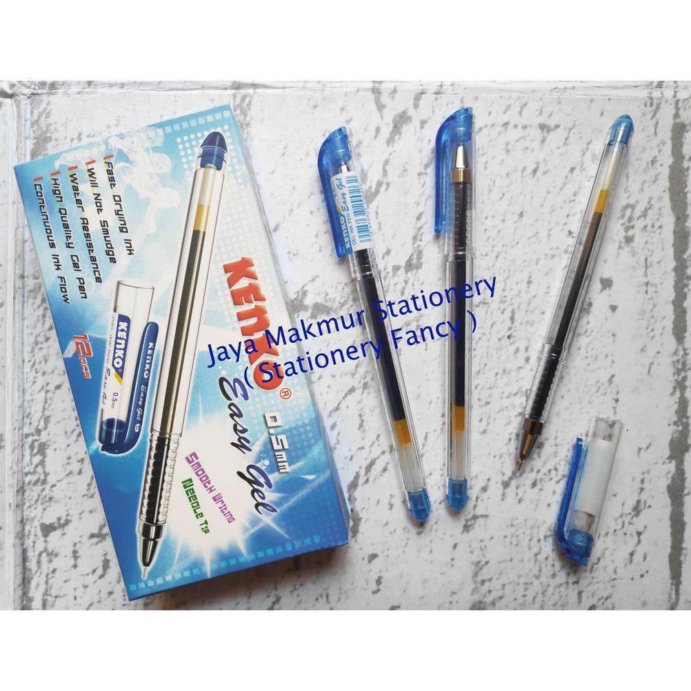 

Terlaris Pen Gel Kenko Easy Gel 0.5 Mm (Tinta Biru)